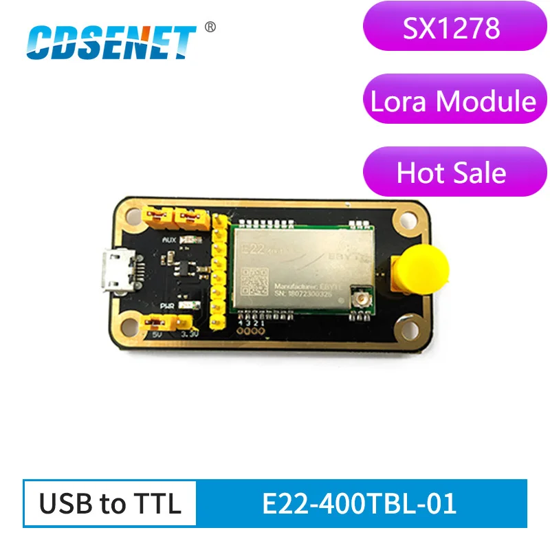 SX1268 LoRa модуль 433 м 5 км длинный диапазон USB тестовая плата наборы стандарта МГц rf