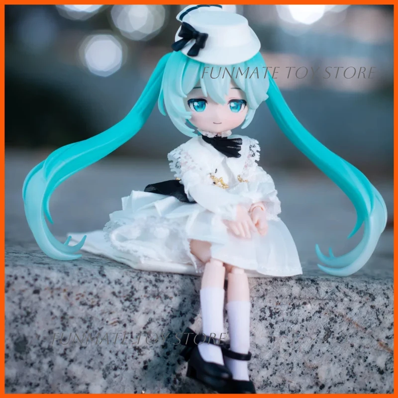 Фото Коллекционная фигурка Hatsune Miku 14 см (BJD&MJD) в закрытой упаковке, модная игрушка-украшение для рабочего стола, сюрприз-кукла, подарок №2