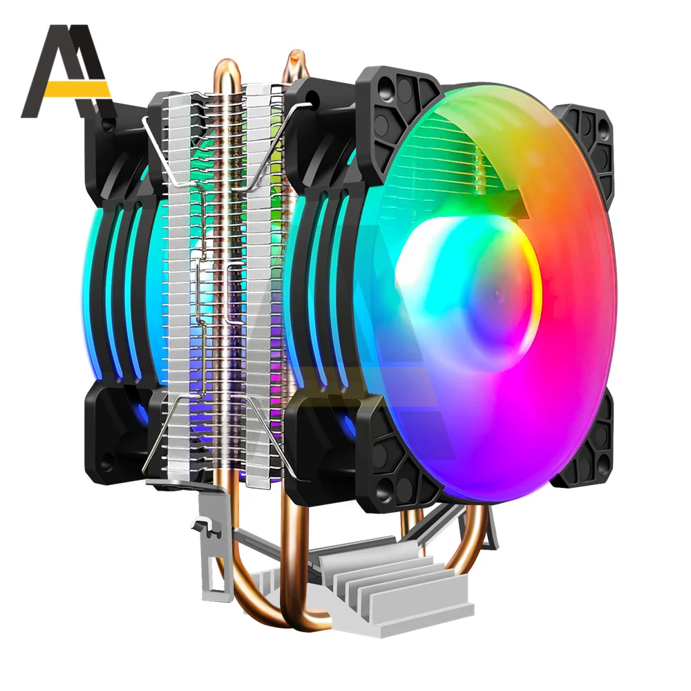 

Кулер для процессора, вентилятор охлаждения 12 В, 3 контакта, 1800 об/мин, тихий для Intelintel/AMD, радиатор, поддерживает энергопотребление i3/i5 (TDP) до ...