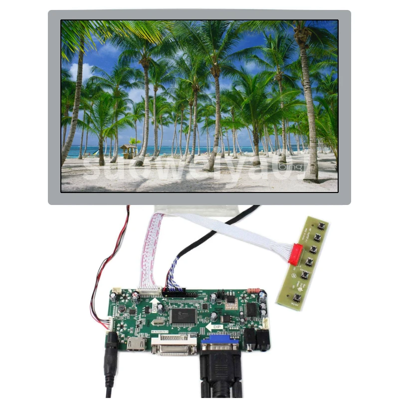 

HD MI DVI VGA LCD Controller Board With 12.1" AA121TD02 1280x800 LCD Screen
