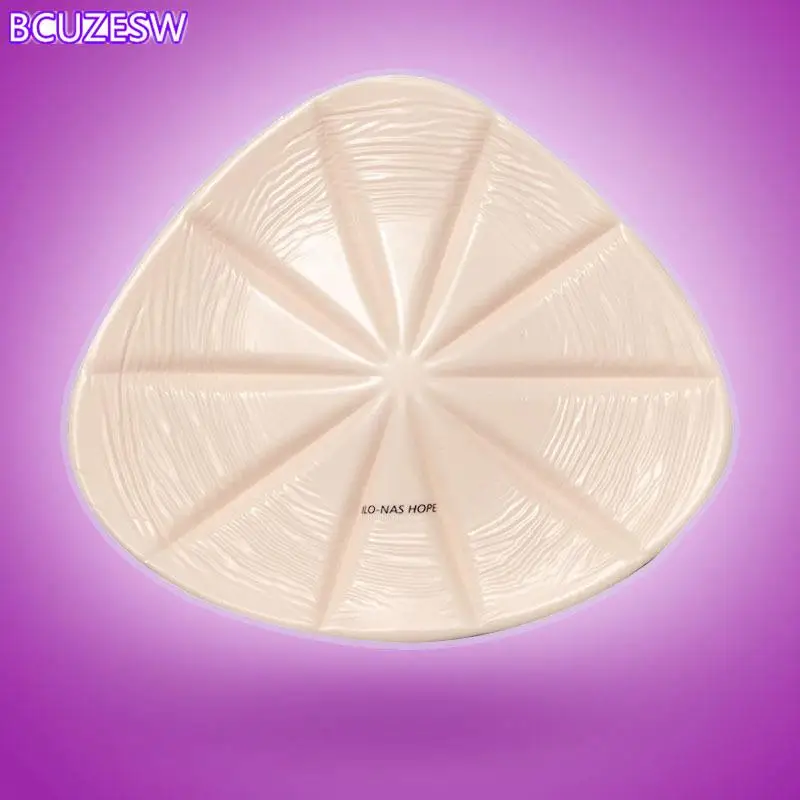 Quality Silicone Breast Form Artificial Silicone Fake Breast Protheses Real Soft Touch Feeling Triangle Fake Chest