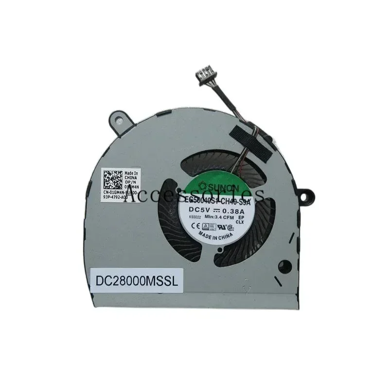 Новый оригинальный вентилятор охлаждения процессора ноутбука для Dell Latitude 5500 P80F