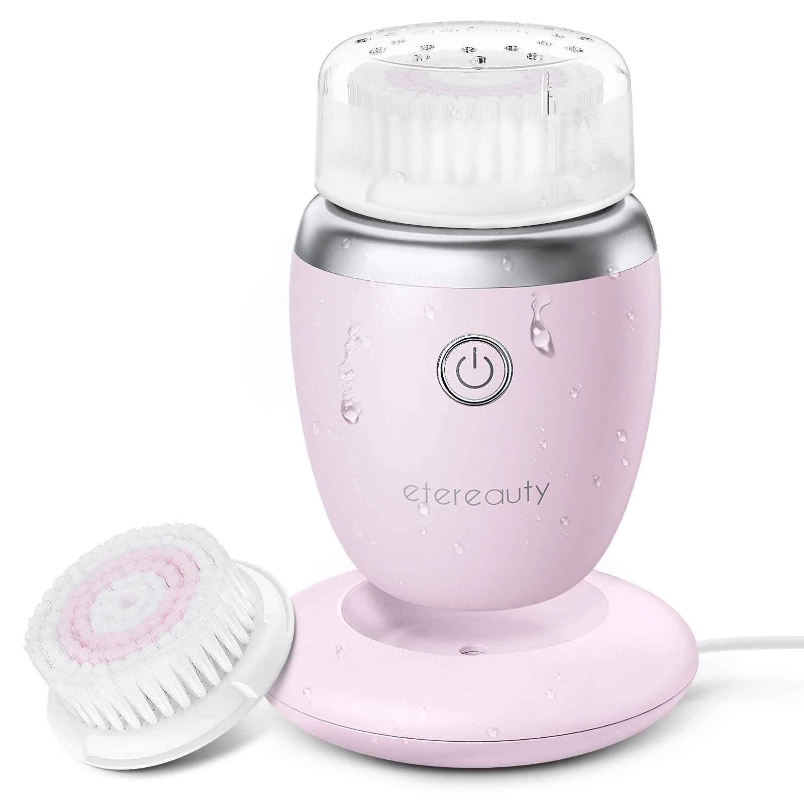 

ETEREAUTY Exfoliating Skin Care Massager Facial Cleansing Brush Face Clean Device