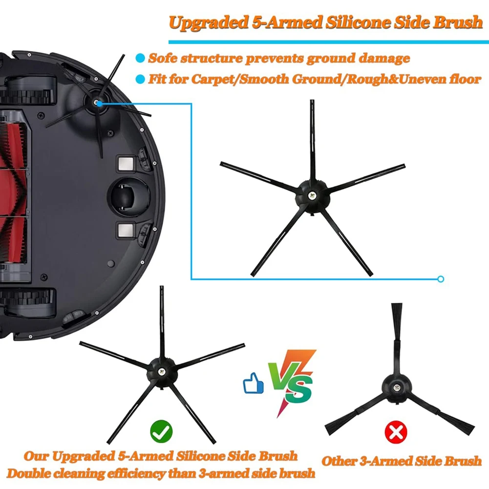 Сменные аксессуары для робота-пылесоса Xiaomi Roborock S5 Max S6 Pure MaxV S50 S51 S55 S60 S65 A