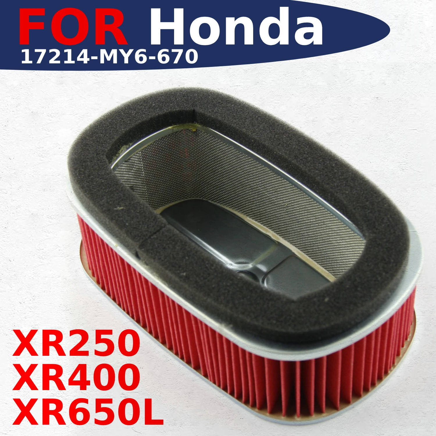 

Воздушный фильтр мотоцикла для Honda XR400 XR650L XR250 17214-MY6-670
