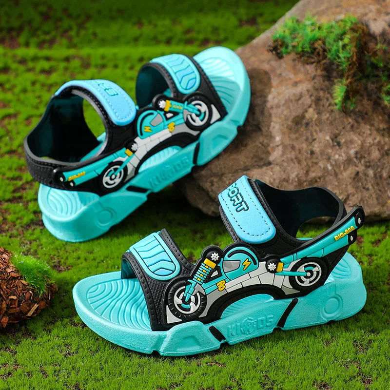 Детские сандалии Новинка лета 2023 модные для мальчиков на мягкой подошве девочек