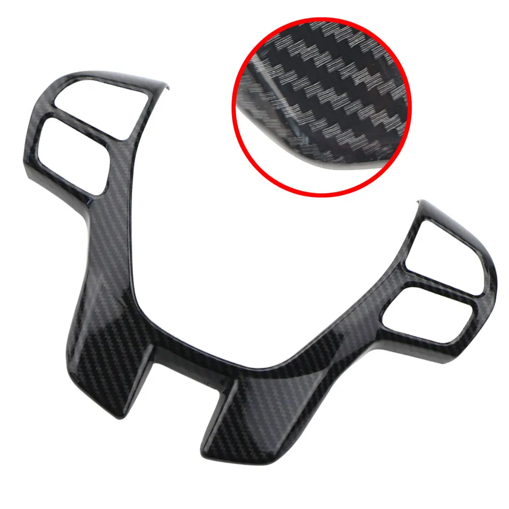 

Steering Wheel Cover Trim Frame Decorator Sticker Car Accessories for Ford Everest 2015 2016 2017