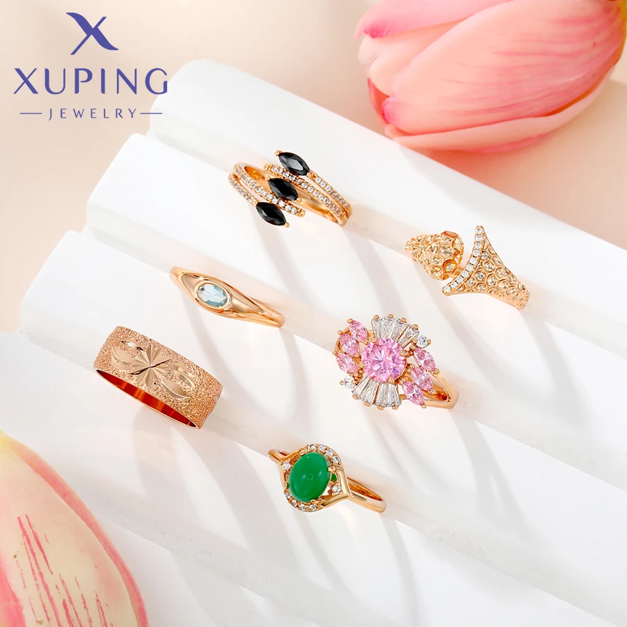 Ювелирные изделия Xuping модные очаровательные смешанные кольца для женщин