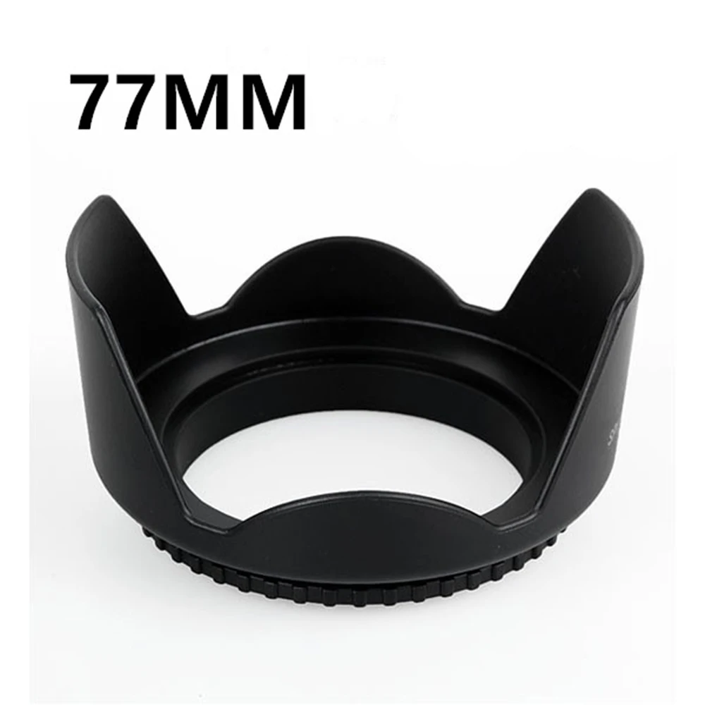 

Universal Bayonet Lens Hood for Filter Thread with 77mm Screwed Flower Petal LENS HOOD for Canon Nikon Sony Pentax Camera Lens