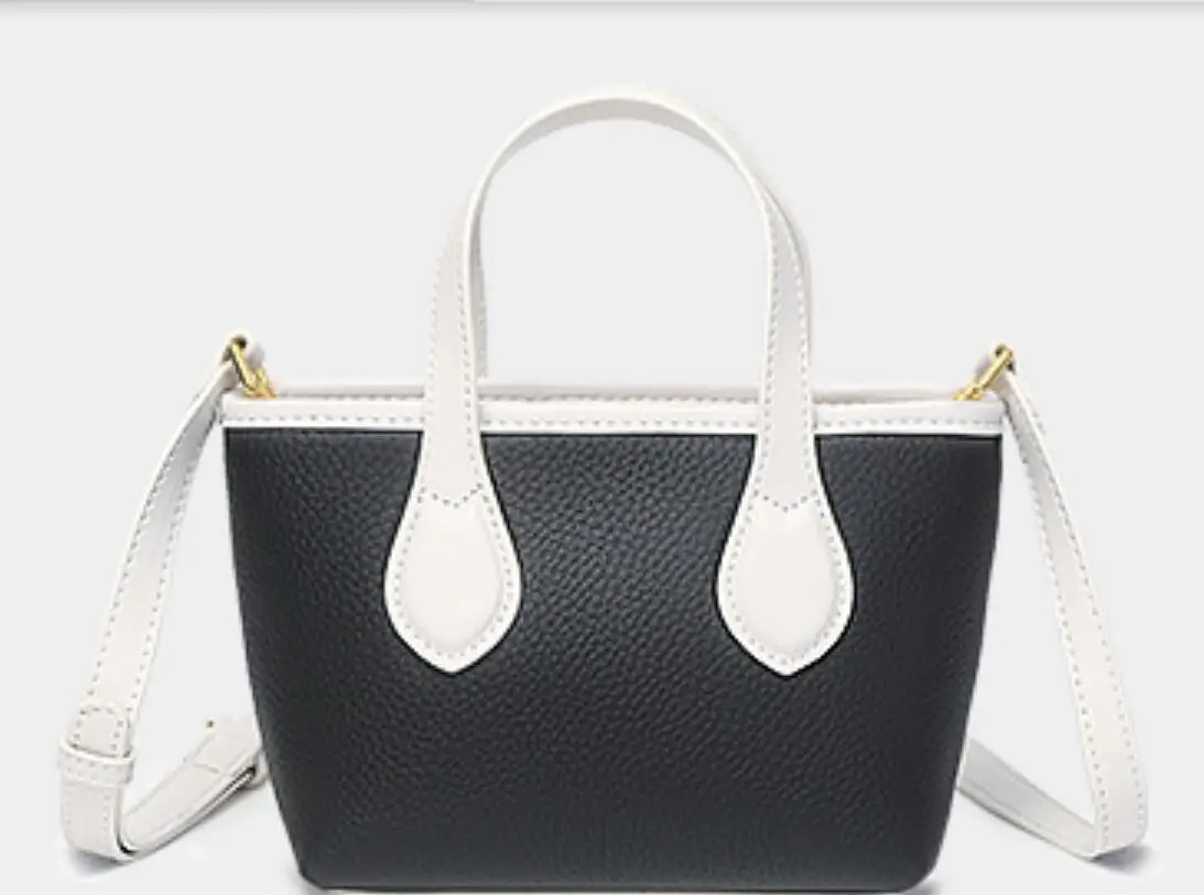 

Ladies Leather Messenger Bag 2022 New Fashion Mini Smiley Bag Premium Quality Casual Leather Handheld Shoulder Bag