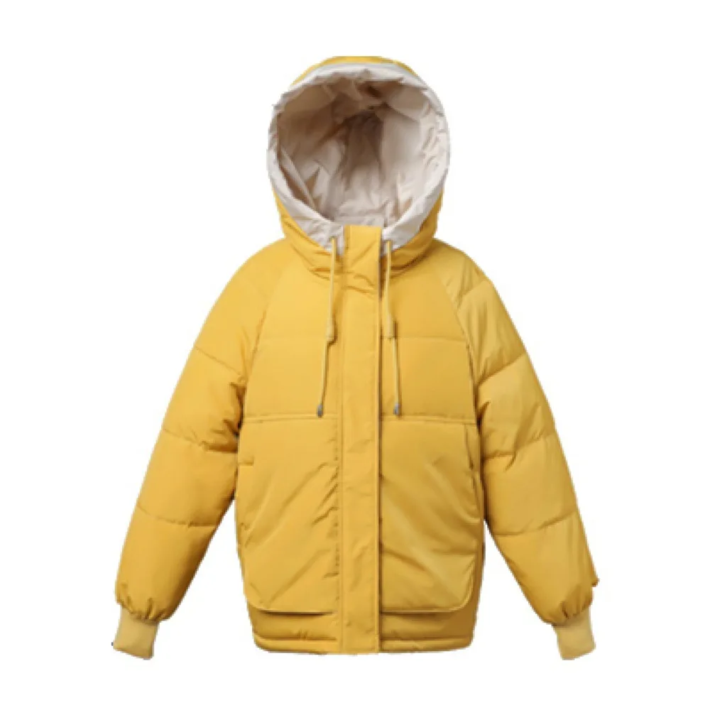 Down cotton jacket for female students in winter 2022, Korean version bread jacket, short cotton jacket, loose and thickened