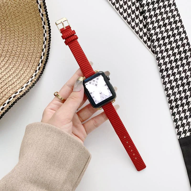 

Ремешок модный ретро для Apple Watch Series 8 7 SE 6 Band 49 мм 41 45 мм 40 44, браслет для iWatch 38 42