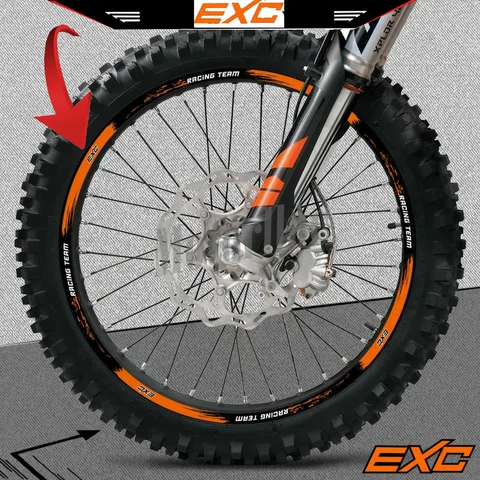 Наклейка на колесо KTM EXC EXCF, аксессуары для мотоциклов F 125 150 200 250 300 350 400 450 500 520 525 530 2008 2011 2016 2024 2025