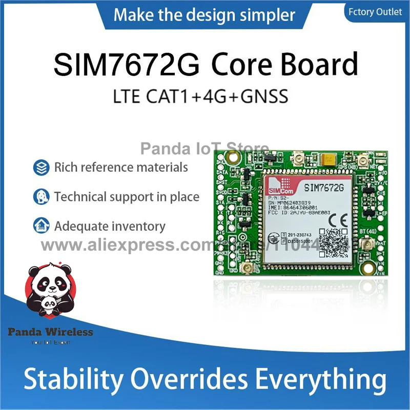 Фото SIM7672G SIM7672NA SIM7672E поддержка сердечника GPS LPWA+CAT1+CATM+GSM B1/B2/B3/B4/B5/B8/B12/B13/B17/B18/B19/B20/B25 с антенной №3