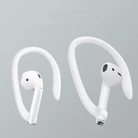 1 pair protective earhooks holder secure fit hooks for airpods headphone earphone anti lost silicone earhook cover