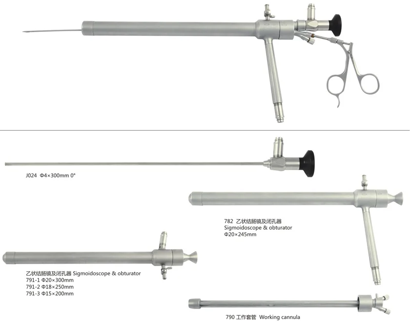 Набор sigmoidoscope для кишечных хирургических инструментов