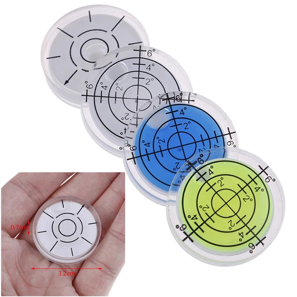 

1Pc Spirit Bubble Degree Mark Surface Level Round Circular Measuring Meter 32*7mm Wholesale Measure Tools Horizontal Ruler