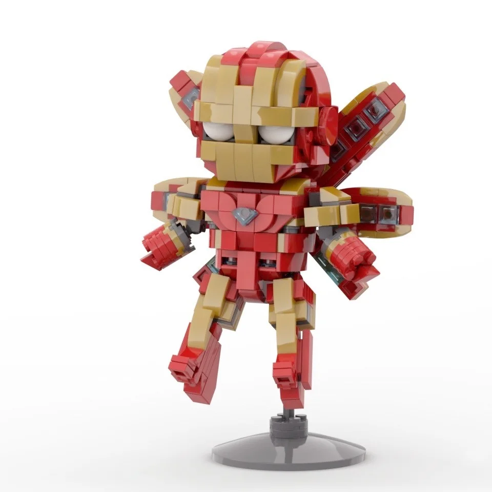 

ABS Plastic Iron Man BRICKHEADZ Building Blocks Mini Action Figure Toys