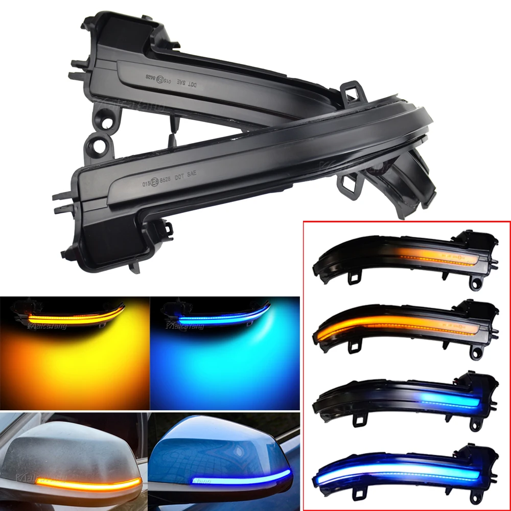 

Black LED Dynamic Turn Signal Light Side Mirror Flashing Light for BMW 1 2 3 4 X1 M Series F20 F30 F31 F32 F33 F34 F36 E84 i3