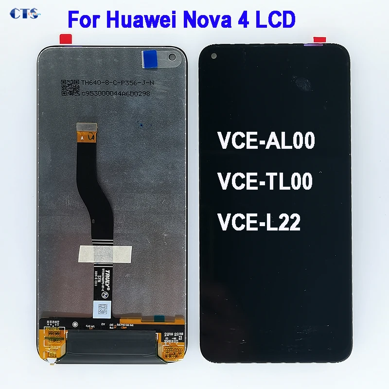 

For Huawei Nova 4 Assembly Replacement Original LCD Display For Huawei Nova4 For Touch Screen Digitizer VCE-AL00 VCE-TL00