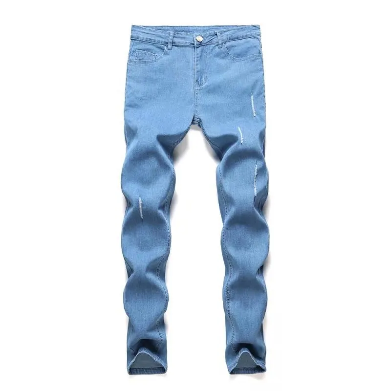 Blue Jeans Men High Quality Stretch Skinny Denim Pants 2023 Spring Autumn Fashion Classical Jeans For Men