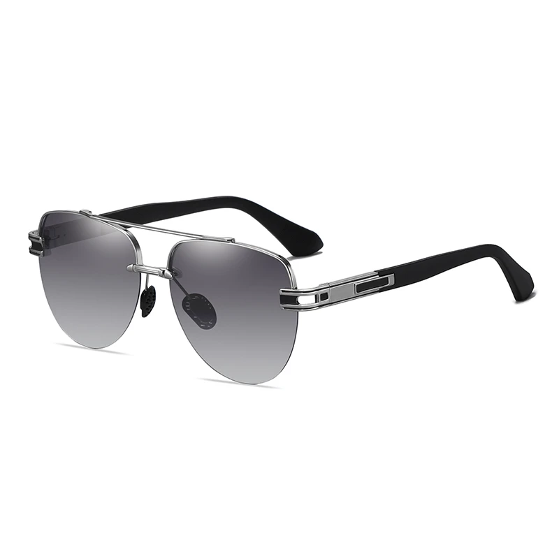 High Quality Pilot Sunglasses For Men Polarized Vintage Sun Glasses UV400 Gradient Designer Sunglass Driving Gafas