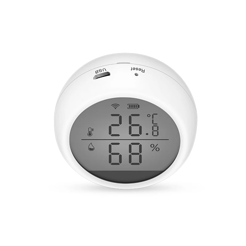 

Lcd Screen Digital Thermometer Remote Monitoring Long Battery Life Temperature And Humidity Sensor Smart Life Indoor Hygrometer