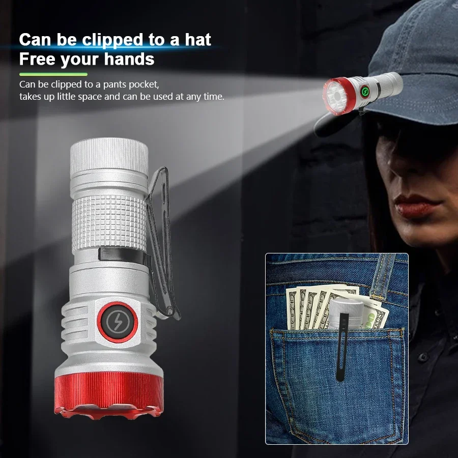 Многофункциональный мощный фонарик с 11 режимами освещения для фотографии на
