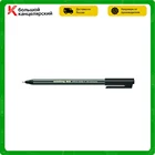 Ручка-роллер edding 85, для офиса, металлическое обрамление наконечника, 0.5 мм, F