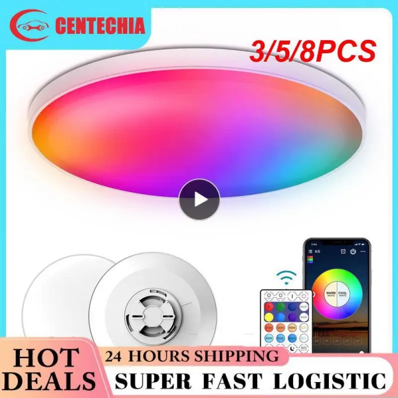 

3/5/8 шт., умные светодиодные лампы с голосовым управлением