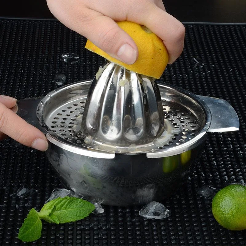 

Portable Lemon Orange Manual Fruit Juicer 304 Stainless Steel Kitchen Accessories Tools Citrus Raw Hand Pressed Juice Maker