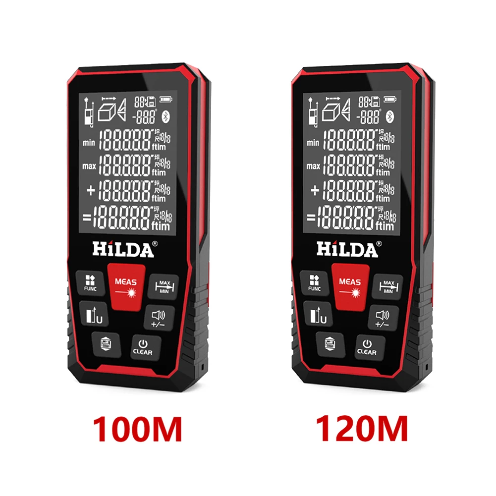 

Laser Distance 100M/120M Rangefinder Profesional Meter Laser Range Finder Ruler Test Tool Digital Laser Rangefinder