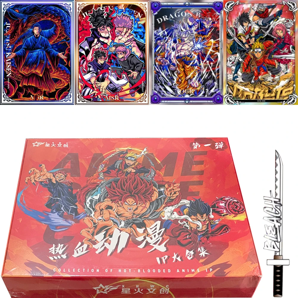 Оптовая продажа A6 Naked Eye 3D Crystal Stereo Card Jujutsu Kaisen JJK Booster Box Hot Blood mix Коллекция аниме