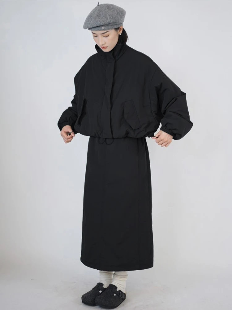 Комплект пуховика женский зимний комплект из двух предметов новинка 2024 короткая