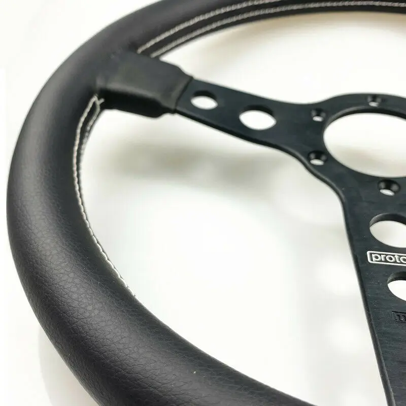 Цена 14 дюймов/350 мм для руля MOMO прототипа из искусственной кожи Racing Sport