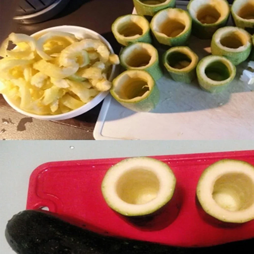 Новый спиральный инструмент для резки семян апельсинов и баклажанов помидоров