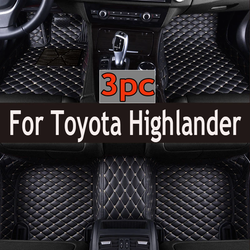 

Автомобильные коврики для Toyota Highlander Seven сиденья 2015 2016 2017 2018 2019 2020 2021 под заказ автомобильные накладки на ножки аксессуары для интерьера