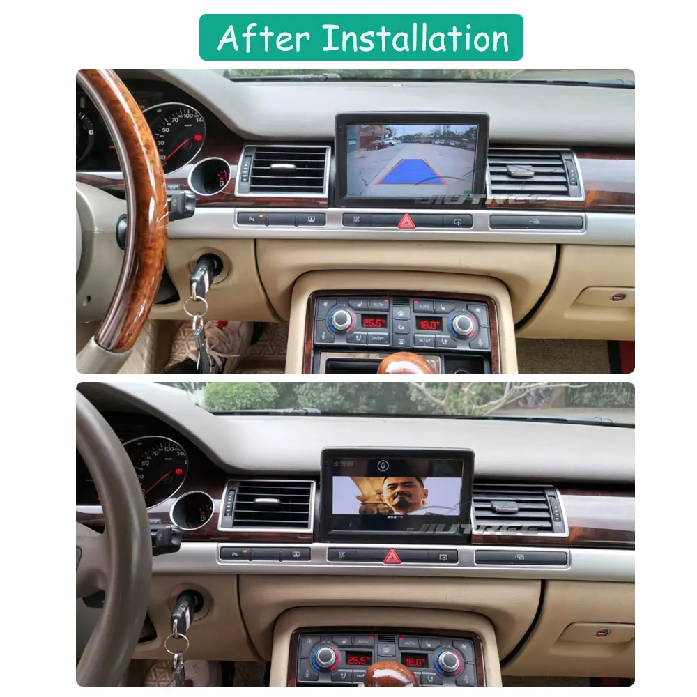 Автомагнитола на Android 10 8 дюймов 128 ГГц для Audi A8 A8L 2004-2011 IPS экран аудио-навигация