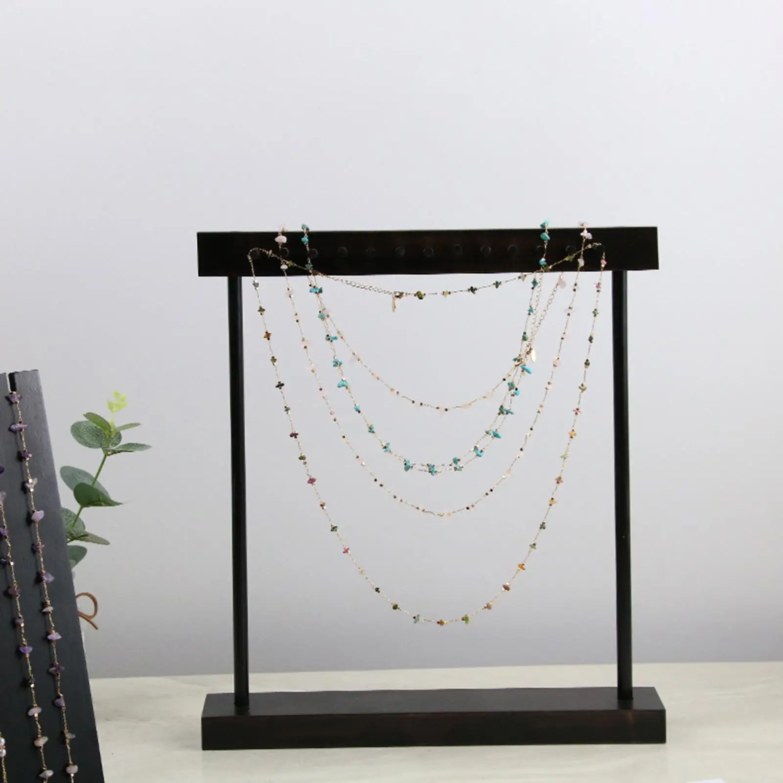 

Countertop Jewelry Organizer Display Stand with 12 Hooks Rack for Bracelets