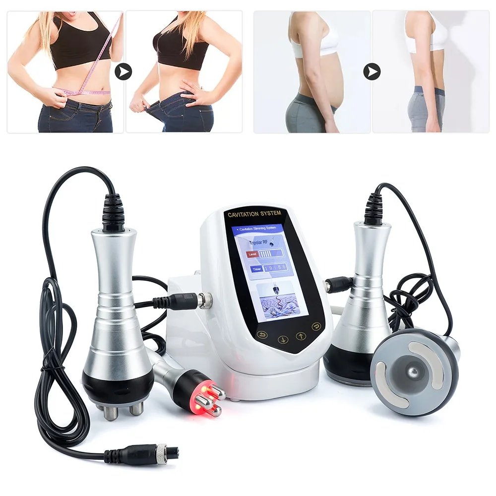 

4 in 1 40KHz RF Ultrasonic Cavitation Slimming Machine Vacuum Laser Radio Frequency Liposuction Cavitation Machine For Massager