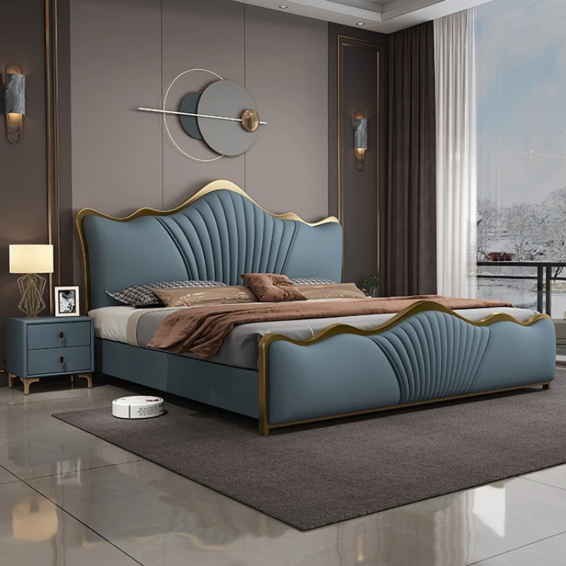 Детская европейская двуспальная кровать Royal Nordic High End King Size Frame Двуспальная