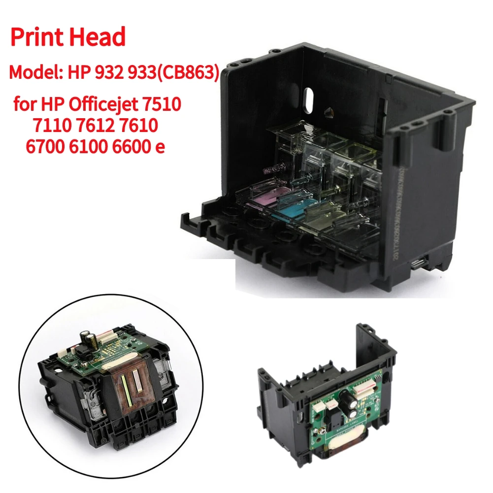 

for HP 932 933 CB863 Model Printhead Printer Print head for HP Officejet 7510 7110 7612 7610 6700 6100 6600 e Replacement Parts