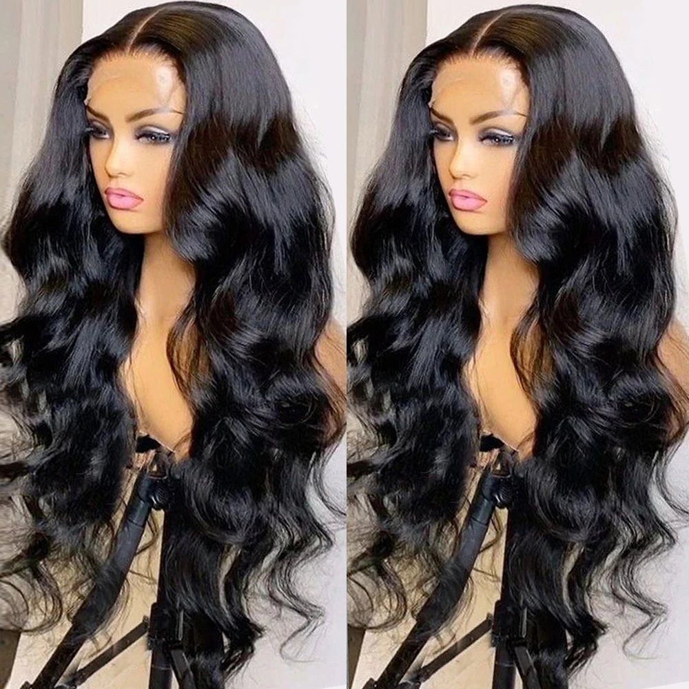 

Парик из человеческих волос на сетке спереди, 13 х4, бразильский парик на сетке с застежкой 4 х4, Свободный парик из человеческих волос на водно...