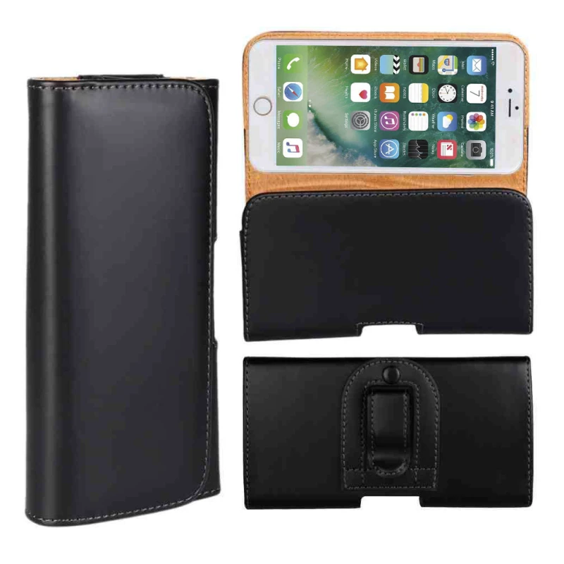 

Universal Glossy PU Leather Belt Clip Holster Case Cover For Mobile Phones Waist Hang Pouch Accessoreis For Mobile Phone TXTB1