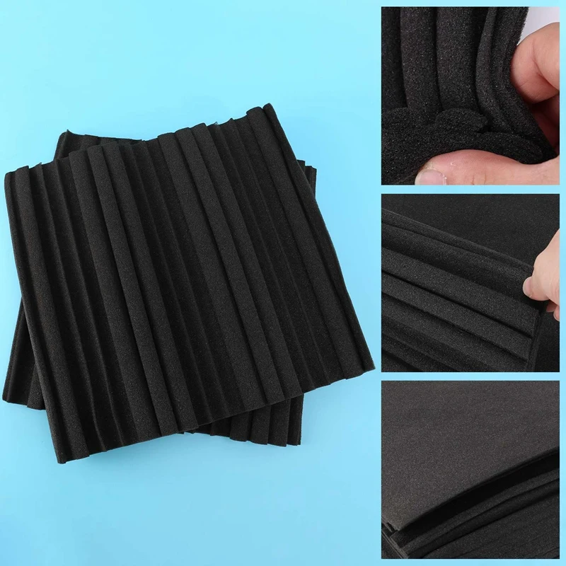 Звукоизоляционные панели 12 шт. звукоизоляционные из пеноматериала 12x12x2 дюйма для