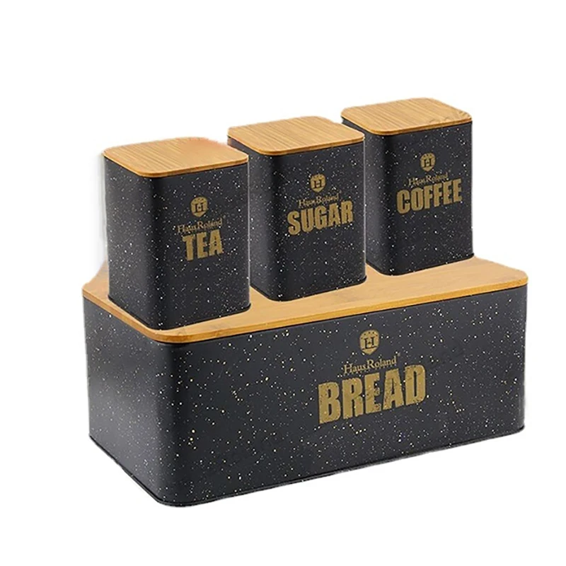 

4 шт., Коробка Для Хранения Хлеба из нержавеющей стали