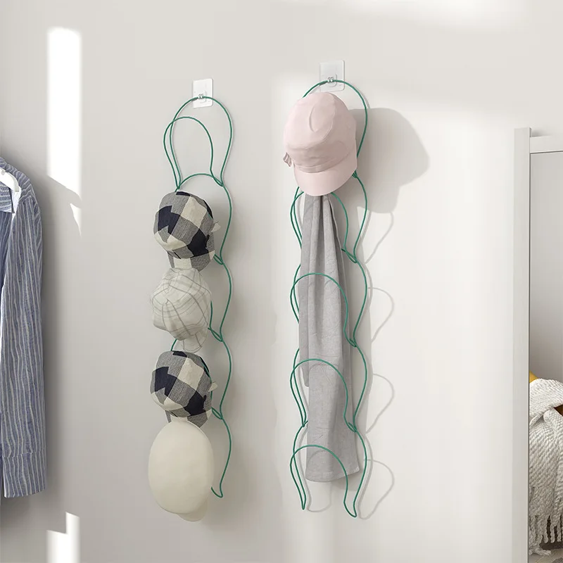 

BD684 gray wall hanging wall hooks home accessories belt/tie hanger organizer mask holders