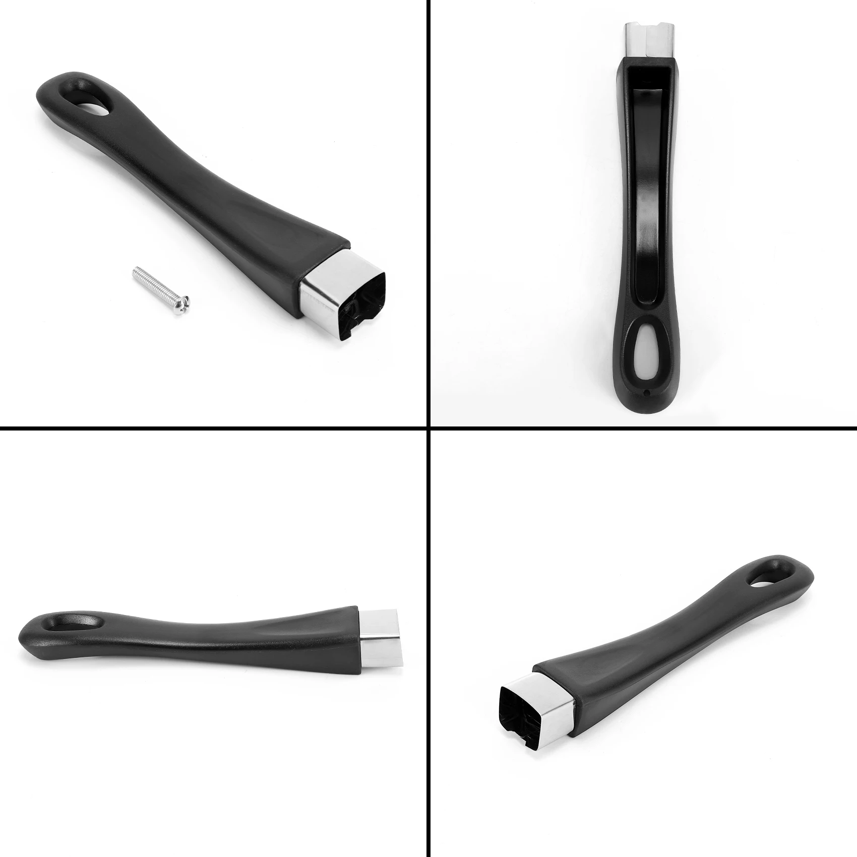 Черная сменная бакелитовая ручка для кастрюль посуды