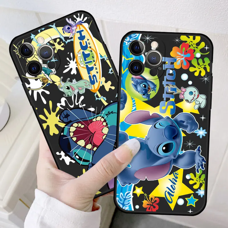 

Cover For Apple iPhone 12 14 XR 7 13 Pro Max 8 Plus XS 11 X 6 SE2 Mini SE 6S SE2022 5S Stitch Holiday Shell Protection