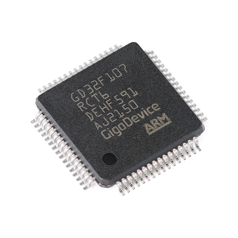 

Оригинальный микроконтроллер GD32F107RCT6 LQFP-64 ARM 32-bit-микроконтроллер MCU chip